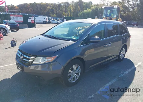 2015 Honda Odyssey Ex-L from USA, damaged, VIN 5FNRL5H69FB056548